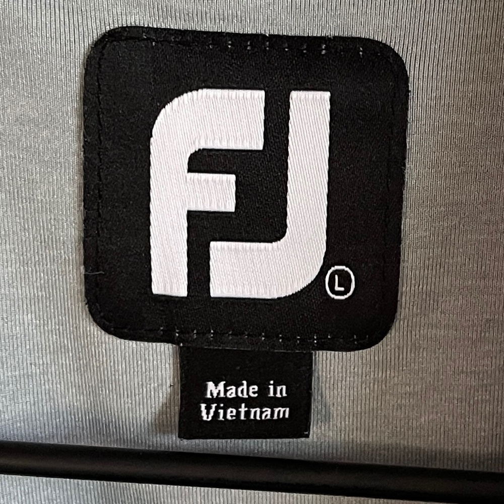FootJoy Golf Athletic Short Sleeve Button Shirt Size‎ L - Picture 4 of 6